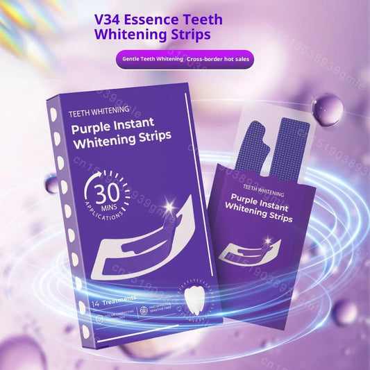 شرائط تبييض الأسنان V34 WHITE